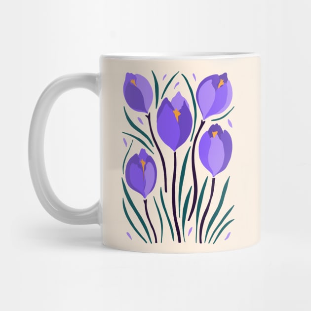 Crocus Flower by JunkyDotCom